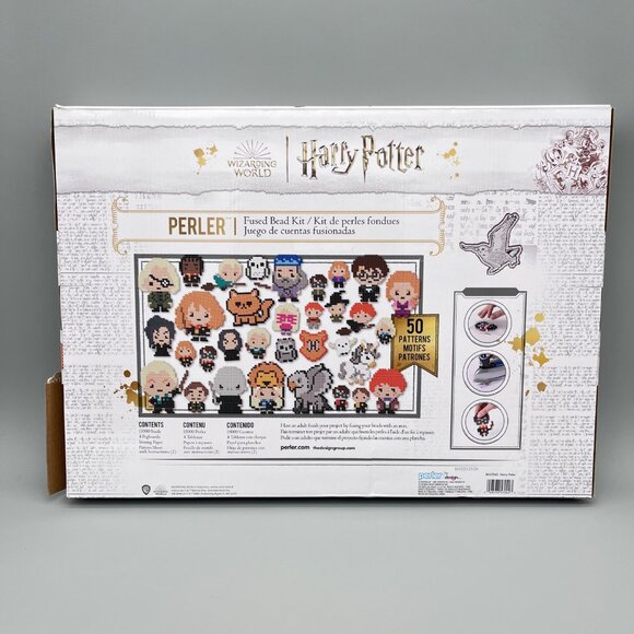 Harry Potter Perler Fused Bead Kit 15007Pc 50 Patterns DIY Craft Set For Ages 6+ - Picture 2 of 4